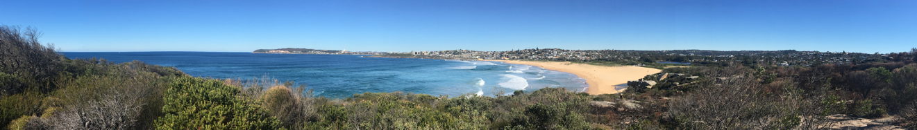 Panoramo from North Curly Headland July 2018