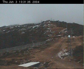 Mt perisher 3 June 2004 - where's the snow?