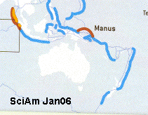 Tsunami soureces near Australia