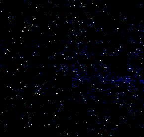 animation of meteors